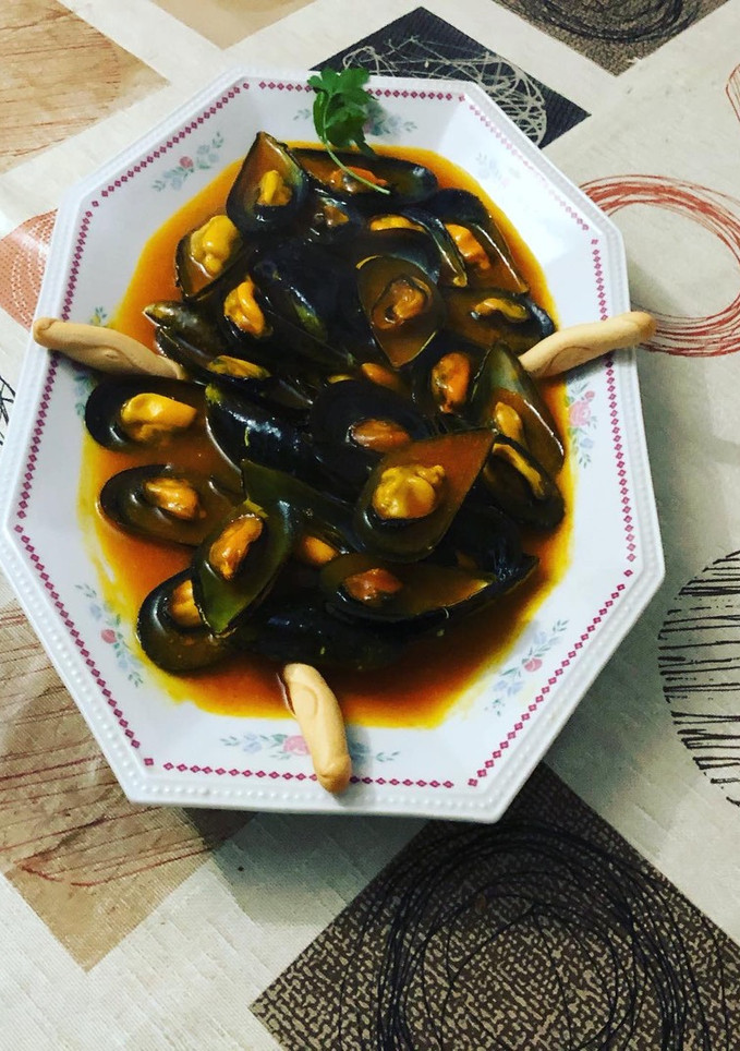 Una foto de Mejillones a la marinera