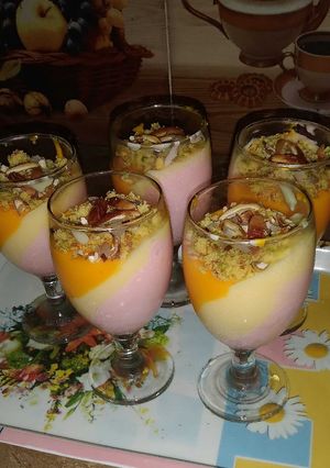 A picture of Mango dessert😍.