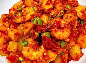 Foto resep Balado Kentang Udang Pete a la RM Padang 👍🏼