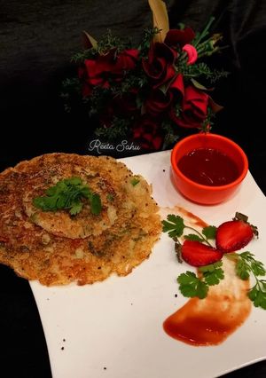 सूजी वेजिटेबल चीला (Suji vegetable Chilla recipe in hindi) रेसिपी मुख्य फोटो