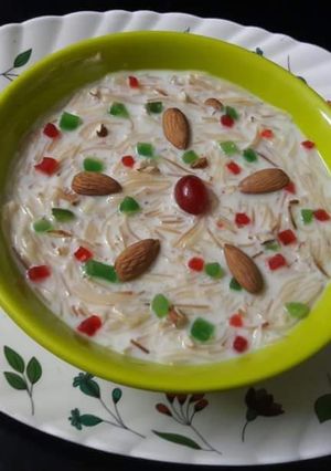 A picture of Custard Vermicelli Kheer.