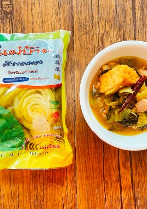 รูปของ หมูต้มผักกาดดอง สูตรเต้าหู้ยี้ By แม่บ้าน
