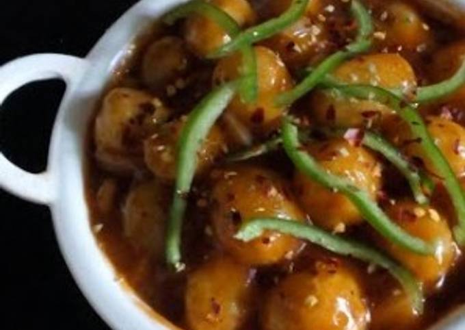 चिल्ली पोटैटो(chilli potato recipe in hindi) Recipe