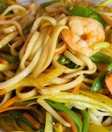 tôm xào đậu cô ve