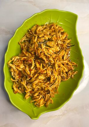 Foto resep Ayam Suwir Daun Jeruk