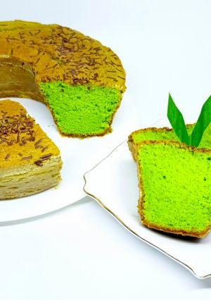 Foto resep Bolu Panggang Pasta Pandan