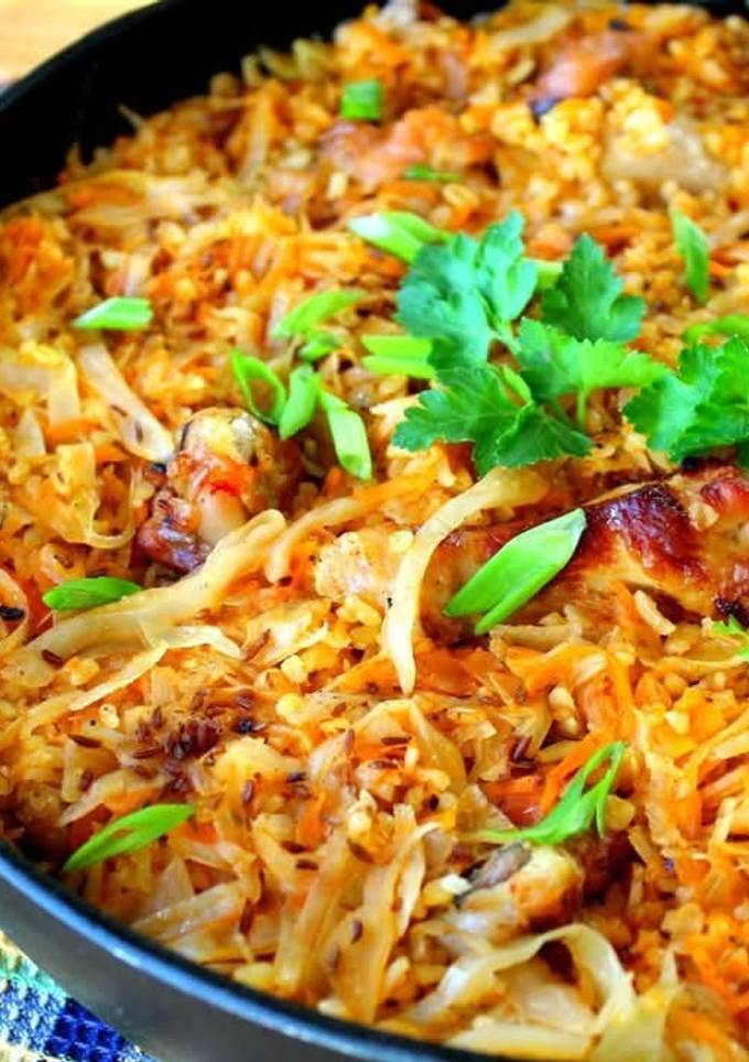 Капуста з булгуром і крильцями (типу Лаханорізо)
