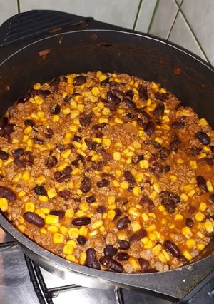 Chilis bab recept fotója