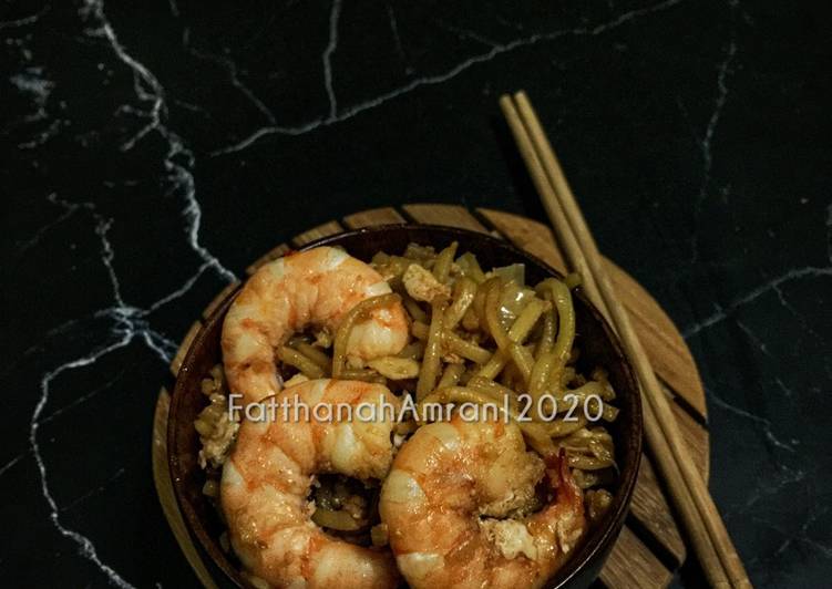 Rahsia Resepi: Juicy Prawn Fried Mee - Resepi Percuma