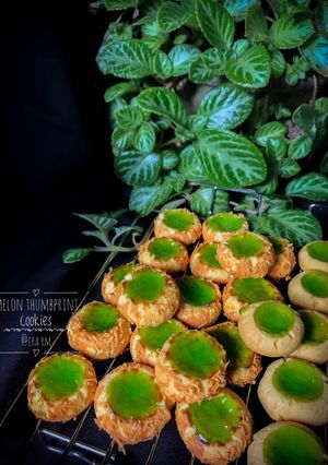Foto resep Cheese Thumbprint Cookies Rasa Melon Crunchy