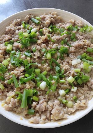 A picture of Steamed Ground Meat.