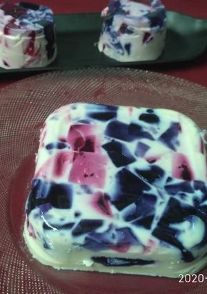 रेनबो जेली (Rainbow jelly recipe in hindi) रेसिपी मुख्य फोटो