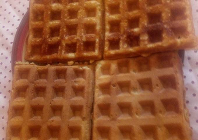 Sweet yummy waffles