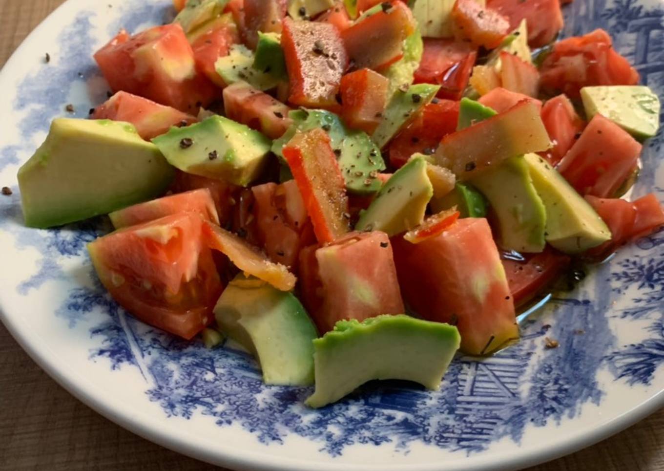 Tomate trinchado con hueva ¡cenas de verano!