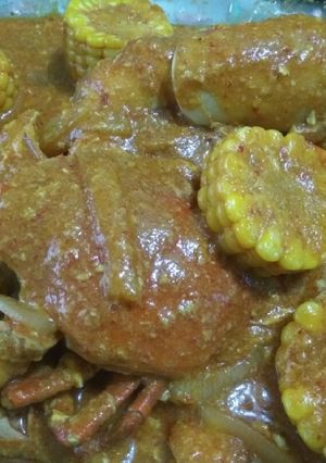 Foto resep Udang & kepiting saos padang