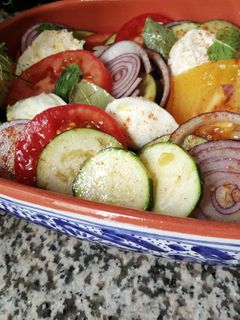 Une photo de Légumes d'été au four