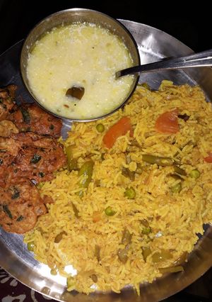 A picture of Masala khichdi.
