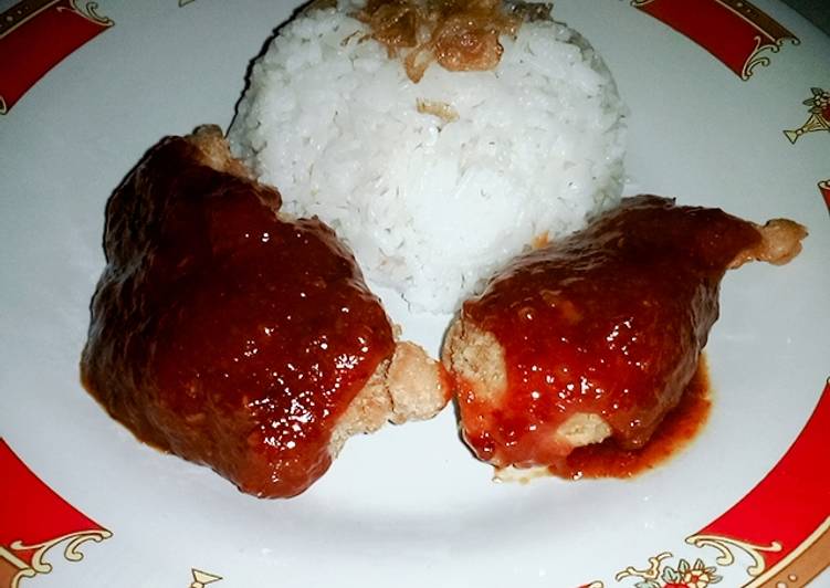 Chicken ala richeese factory vs nasi uduk