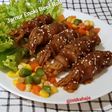 536. Jamur Enoki Beef Roll
