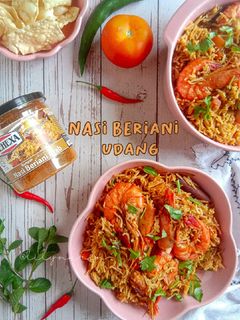 Gambar Nasi Beriani Udang