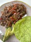 Beef Steak with Corn Tortillas