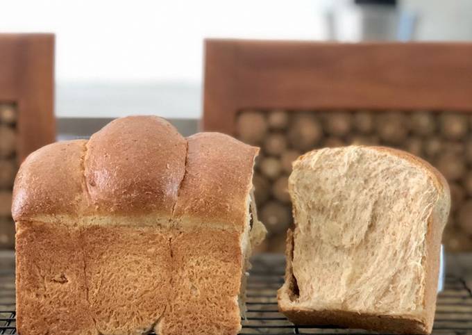 Resep Wholemeal milk bread Anti Gagal