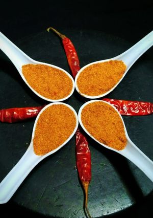A picture of Sambhar garam masala.