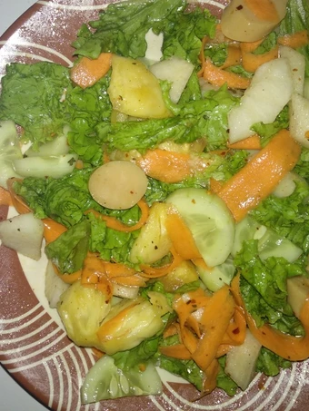 Cara Gampang Membikin Resep  Simple Salad for Dinner (Nanas Pedas) yang Menggugah Selera, Sempurna