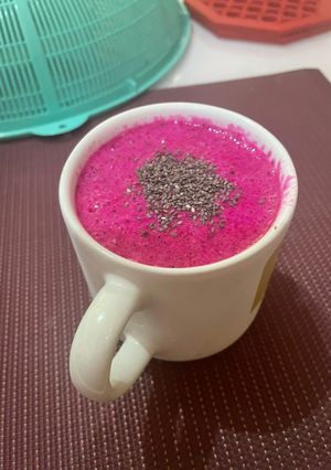 Foto resep Jus buah napis (buah naga dan pisang)
