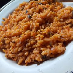 Tasty jollof rice A picture of Tasty jollof rice.