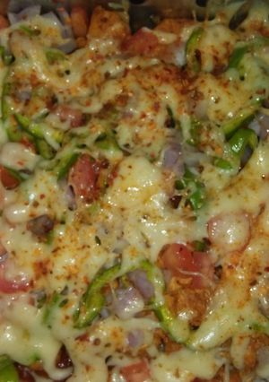 A picture of Pizza fries.