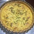 Quiche Smoke Beef and Cheese