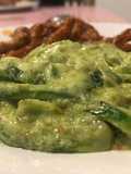 Espagueti cremoso de calabacitas (zucchini)