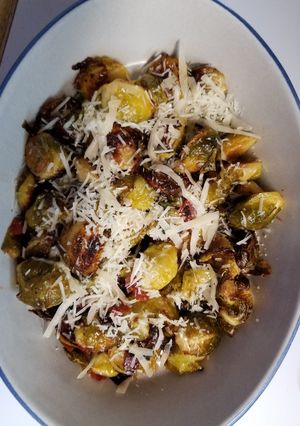 A picture of Bee Sting Brussel Sprouts.
