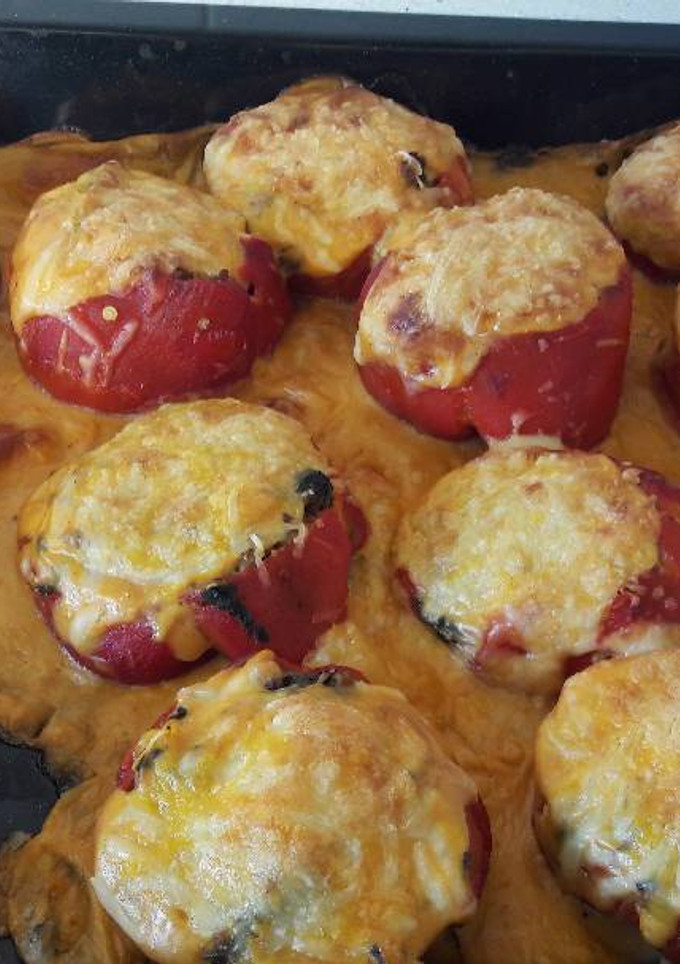 Una foto de Pimientos rellenos de carne
