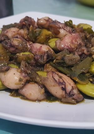 Foto resep Cumi Asin Petai Sambal Hijau