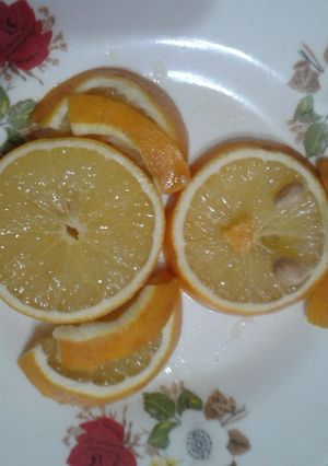 عکسی از دستور تزیین میوه به شکل جغد