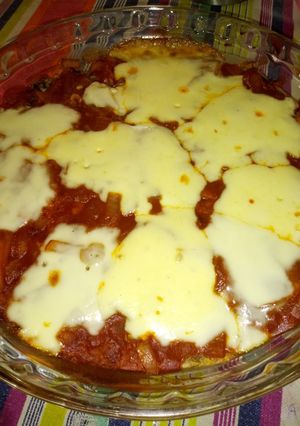 Una foto de Pizza de zanahoria y repollo morado