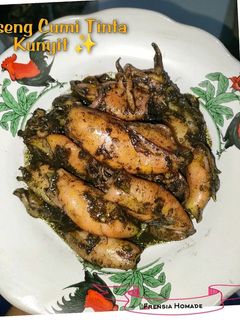 Foto resep Oseng cumi tinta kunyit