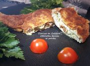 Une photo de mozzarella pané