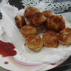 A picture of Cheese potato balls #cookpadramadan.