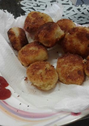 A picture of Cheese potato balls #cookpadramadan.