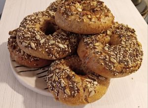 Una foto de Bagels integrales