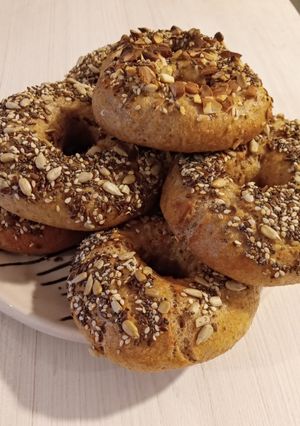 Una foto de Bagels integrales