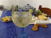 Una foto de coctel cava