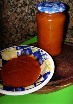 Una foto de Ketchup casero