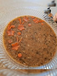 عکسی از دستور سوپ جو و قارچ مجلسی