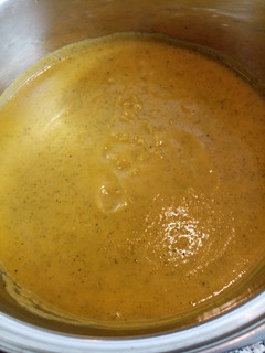 Una foto de Crema de brócoli con zanahorias