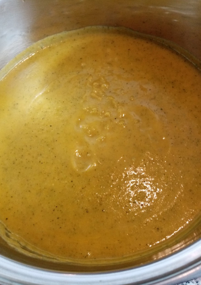 Una foto de Crema de brócoli con zanahorias