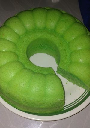 Foto resep Bolu Pandan kukus (lembut)